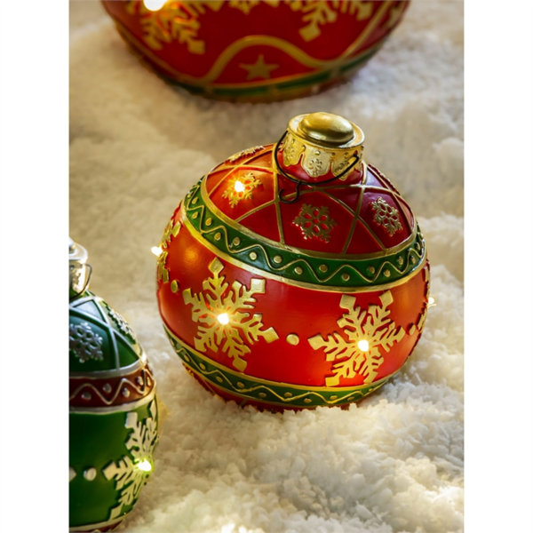 Evergreen Enterprises, Inc Battery Operated Holiday LED Ornament Outdoor Ornament & Reviews
